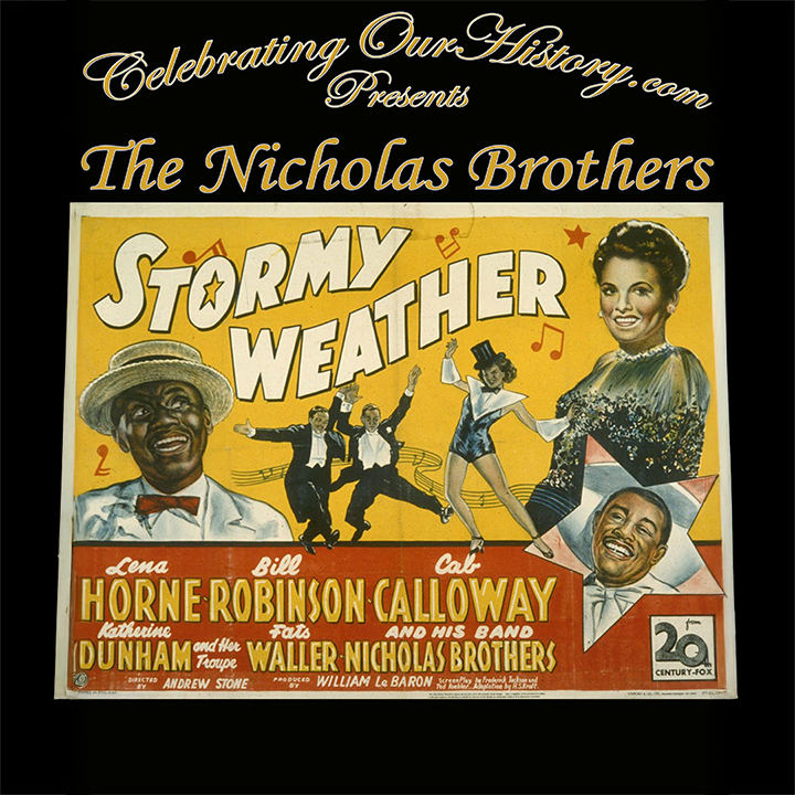 The Nicholas Brothers - Stormy Weather (1943) v2 - Front and Back Printed Concert Style T-Shirt