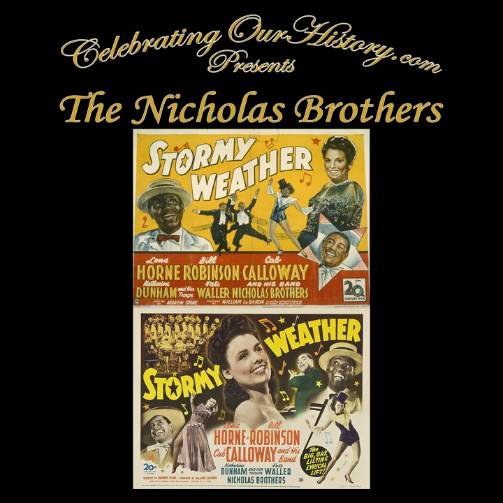 The Nicholas Brothers - Stormy Weather (1943) -  Front and Back Printed Concert Style Women's T-Shirt