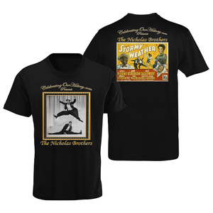 The Nicholas Brothers - Stormy Weather (1943) v2 - Front and Back Printed Concert Style T-Shirt