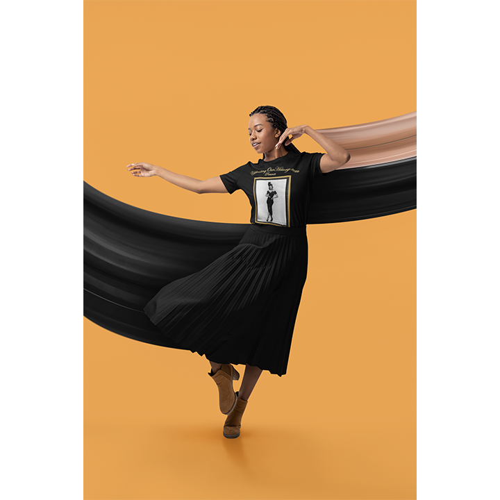 Katherine Dunham - Stormy Weather (1943) -  Front and Back Printed Concert Style Women's T-Shirt