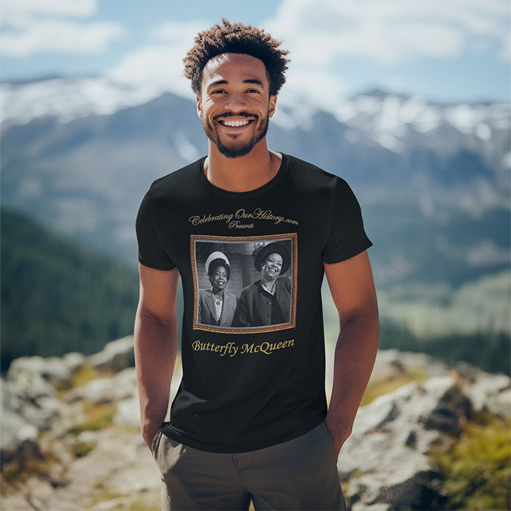 Butterfly McQueen - Cabin in the Sky (1943) -  Front and Back Printed Concert Style T-Shirt