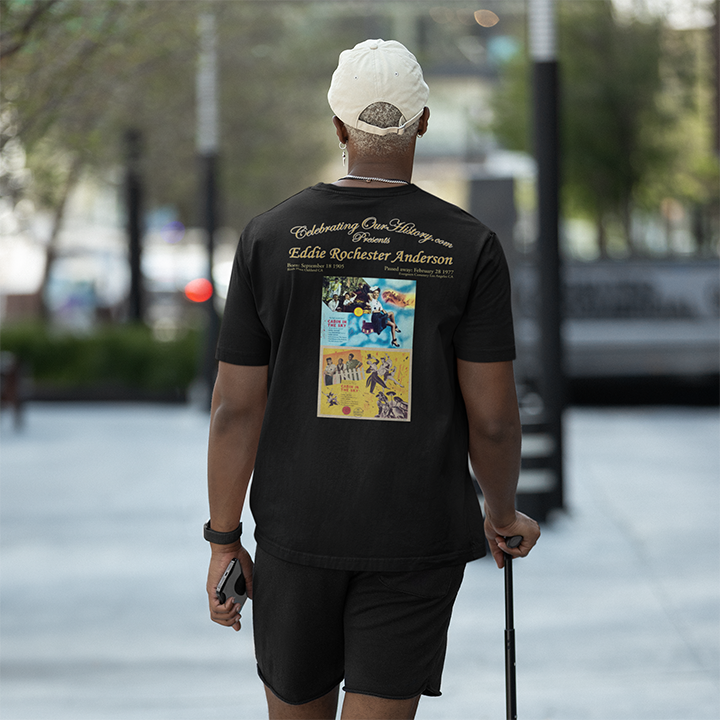 Eddie "Rochester" Anderson - Cabin in the Sky (1943) -  Front and Back Printed Concert Style T-Shirt