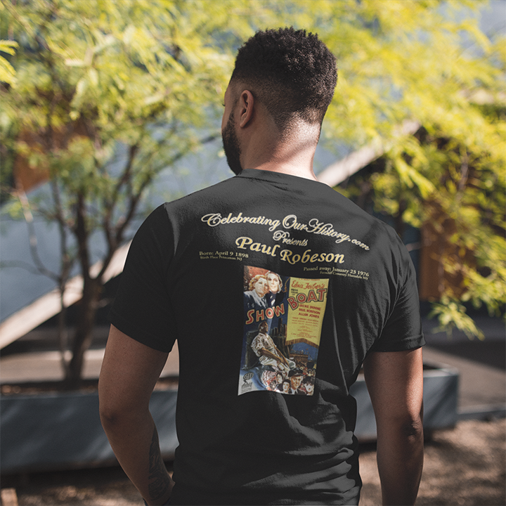 Paul Robeson - Show Boat (1936) -  Front and Back Printed Concert Style T-Shirt