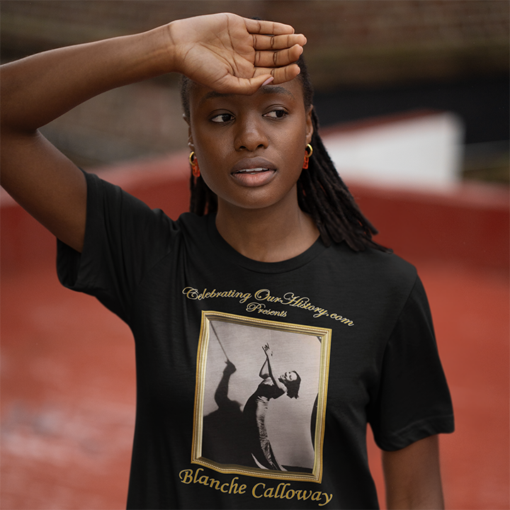 Blanche Calloway - Old Orchard Pier -  Front and Back Printed Concert Style T-Shirt