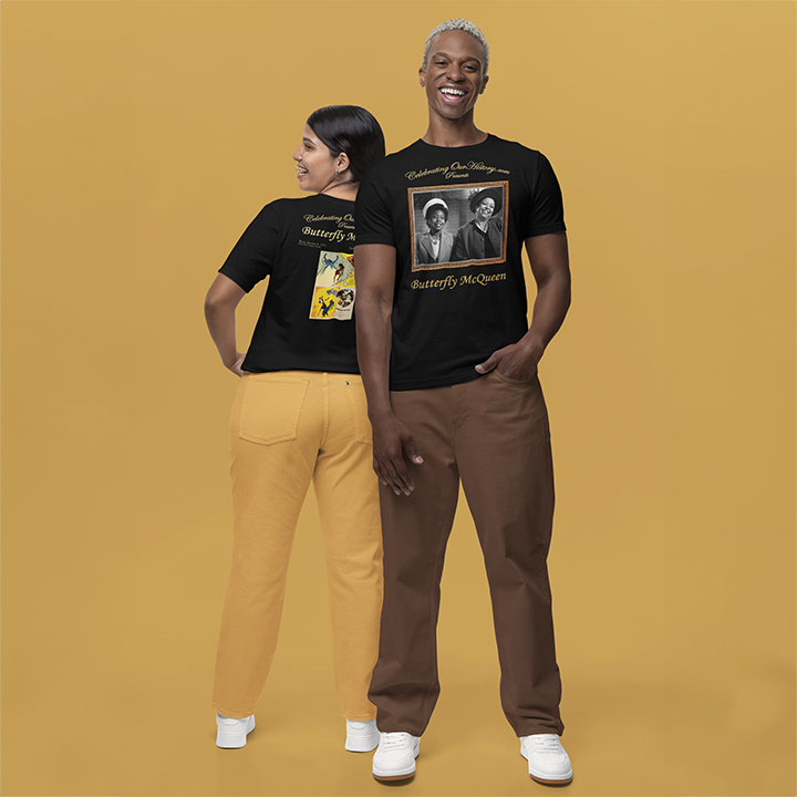 Butterfly McQueen - Cabin in the Sky (1943) -  Front and Back Printed Concert Style T-Shirt