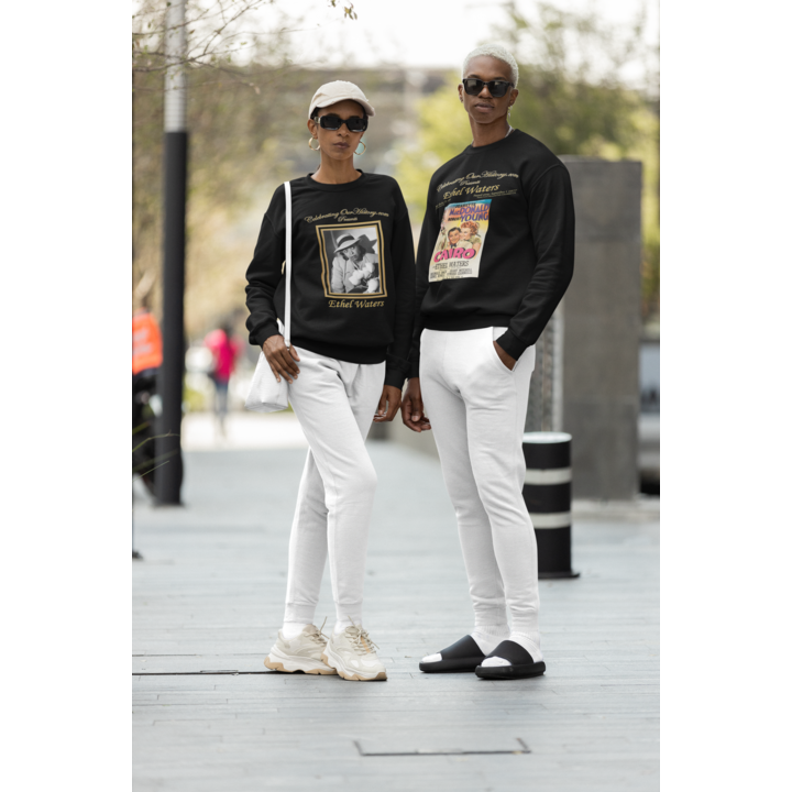 Ethel Waters - Cairo (1942) -  Front and Back Printed Concert Style Sweatshirt