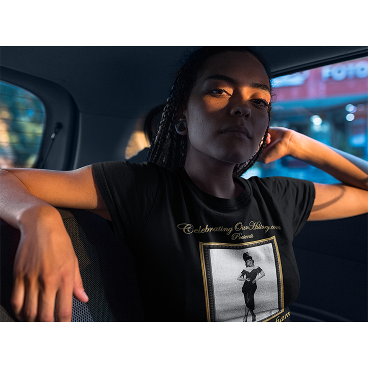 Katherine Dunham - Stormy Weather (1943) -  Front and Back Printed Concert Style Women's T-Shirt