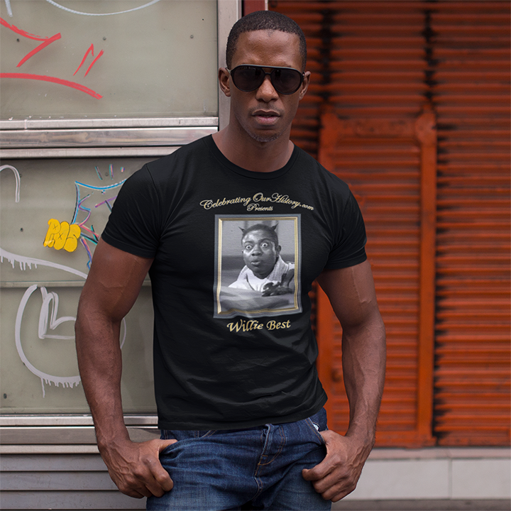 Willie Best - Cabin in the Sky (1943) -  Front and Back Printed Concert Style T-Shirt