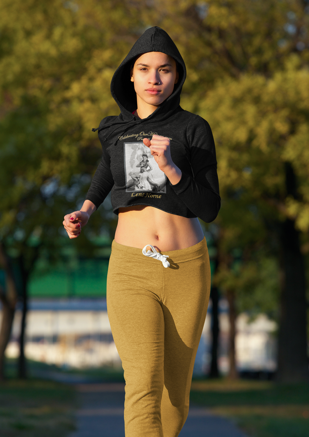 Lena Horne - Stormy Weather (1943) - Women's Crop Hoodie