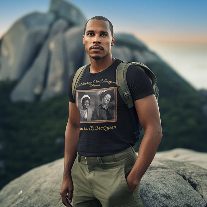 Butterfly McQueen - Cabin in the Sky (1943) -  Front and Back Printed Concert Style T-Shirt