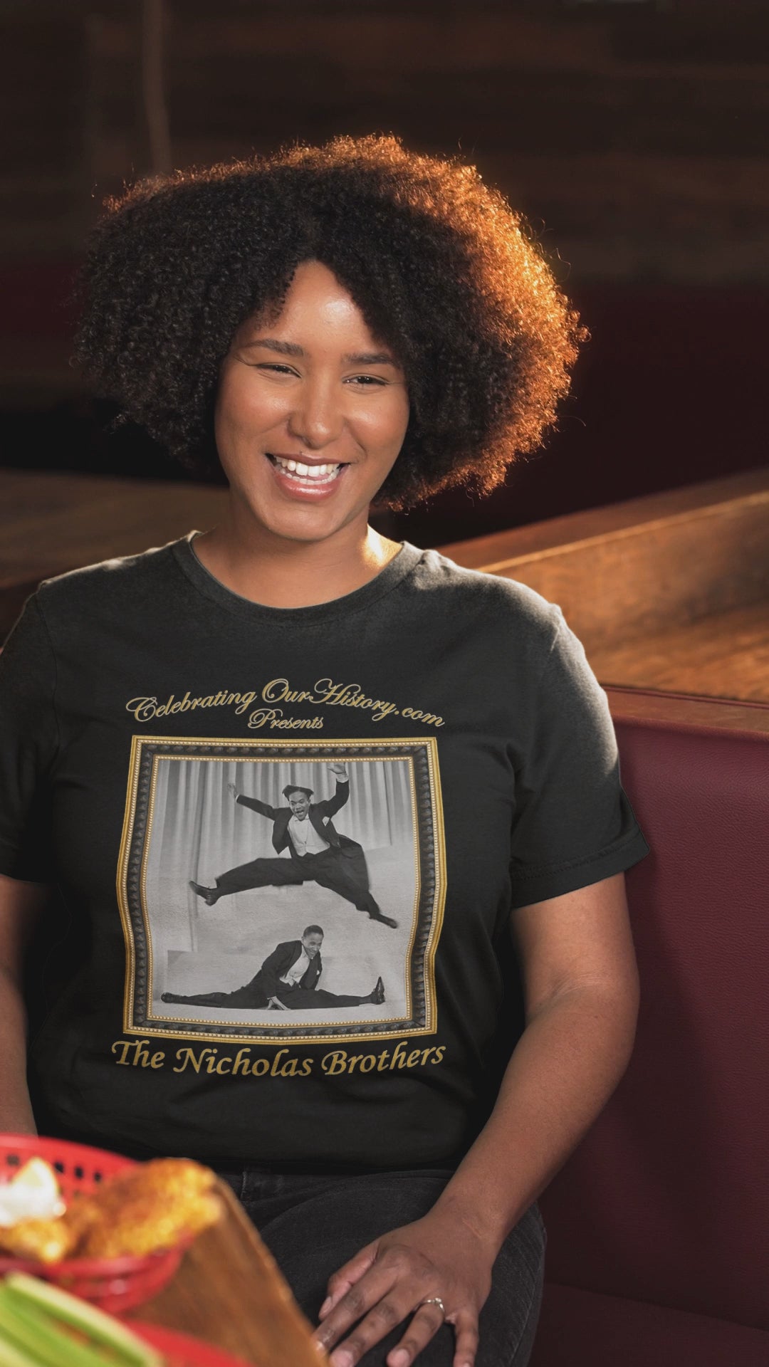 The Nicholas Brothers - Stormy Weather (1943) v2 - Front and Back Printed Concert Style T-Shirt