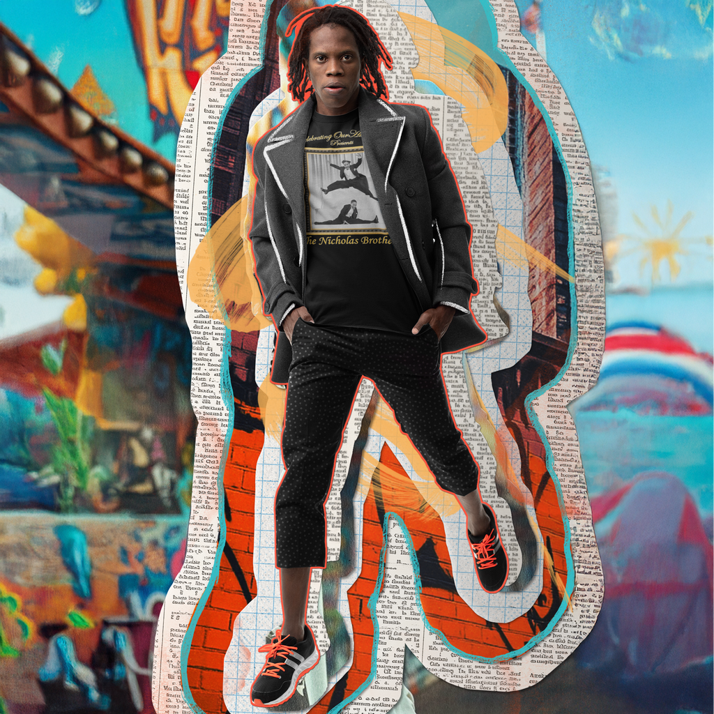 The Nicholas Brothers - Stormy Weather (1943) v2 - Front and Back Printed Concert Style T-Shirt