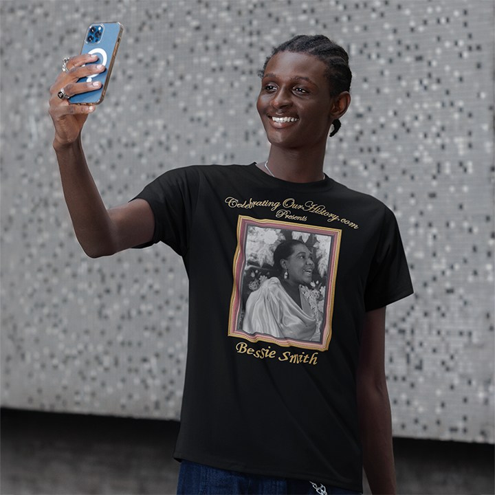 Bessie Smith - St. Louis Blues (1929) -  Front and Back Printed Concert Style T-Shirt