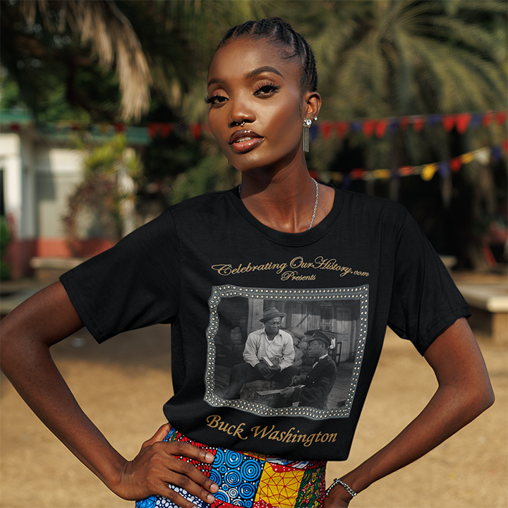 Buck Washington - Cabin in the Sky (1943) -  Front and Back Printed Concert Style T-Shirt