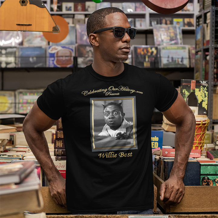 Willie Best - Cabin in the Sky (1943) -  Front and Back Printed Concert Style T-Shirt