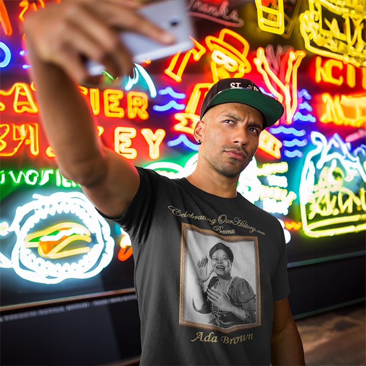Ada Brown - Stormy Weather (1943) -  Front and Back Printed Concert Style T-Shirt