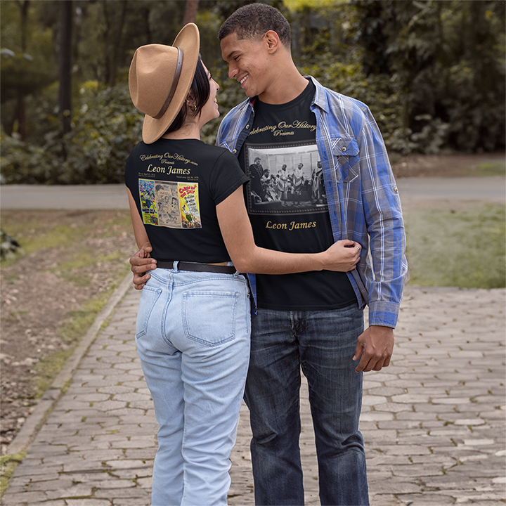 Leon James - Cabin in the Sky (1943) -  Front and Back Printed Concert Style T-Shirt