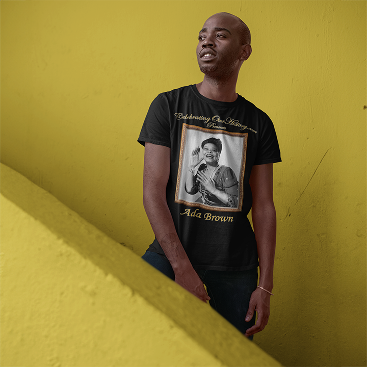 Ada Brown - Stormy Weather (1943) -  Front and Back Printed Concert Style T-Shirt