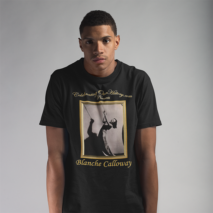 Blanche Calloway - Old Orchard Pier -  Front and Back Printed Concert Style T-Shirt